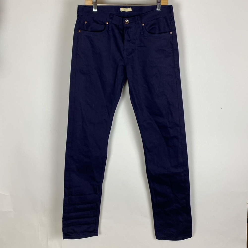 The Unbranded Brand UB108 Skinny 12.5 Selvedge denim button fly jeans 34 Run 32